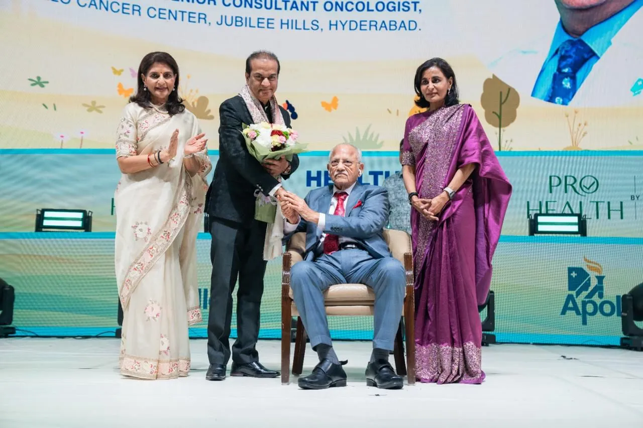 Felicitation by Chairman Apollo Hospitals Sri Pratap's C Reddy on Founder's Day @ Chennai 8/2/26